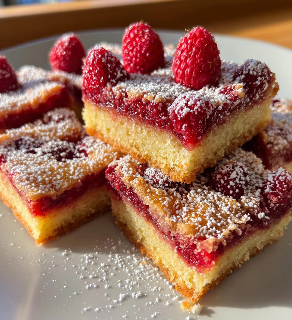 raspberry lemon bars