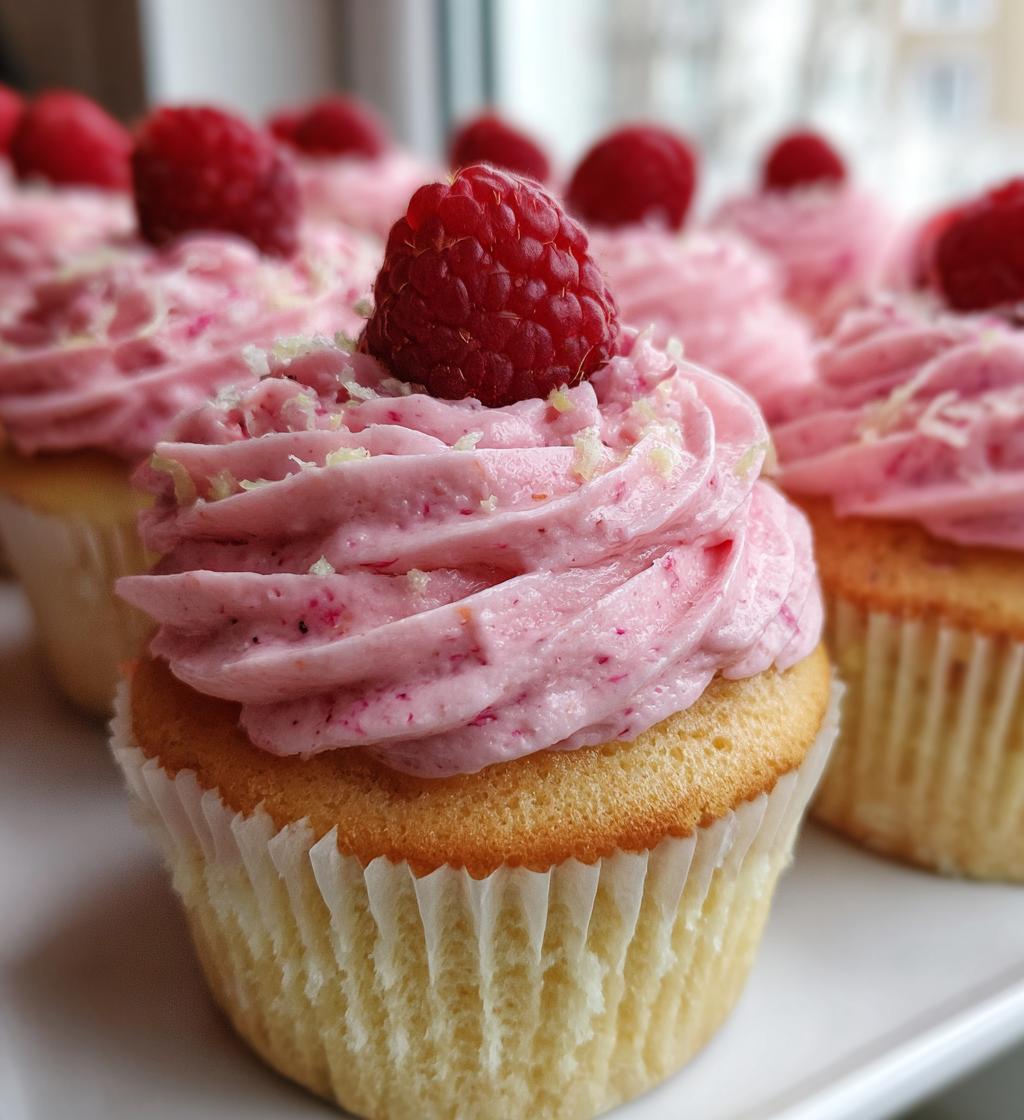 raspberry lemon heaven cupcakes