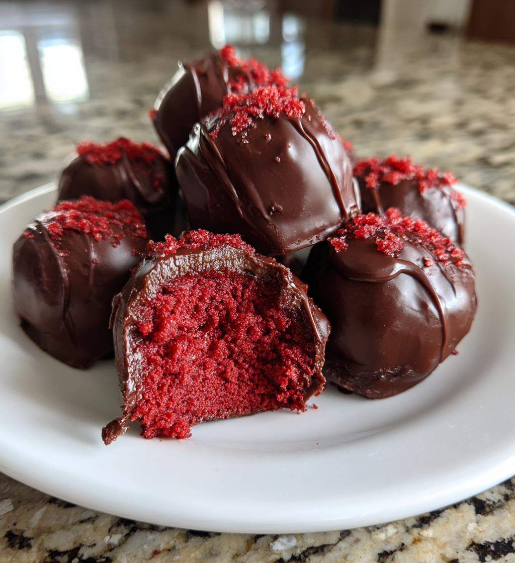 red velvet cake balls 2 - detail 1