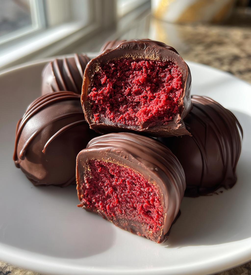 red velvet cake balls