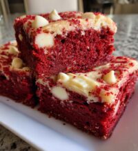 red velvet cookie bars