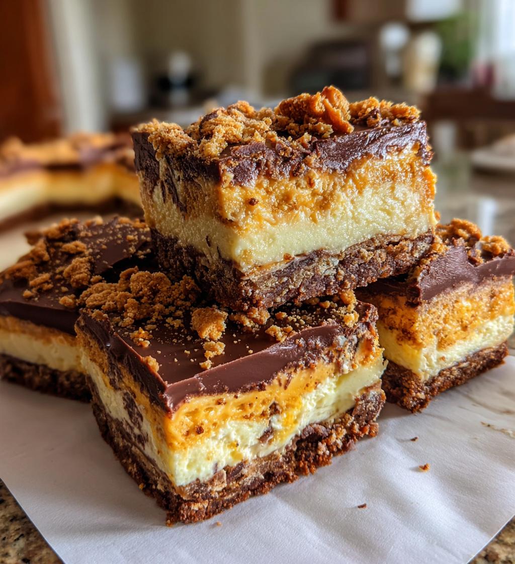 reeses butterfinger cheesecake bars