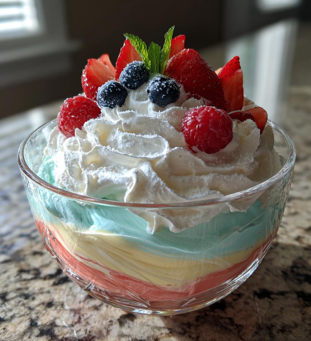 refreshing greek yogurt jello fluff