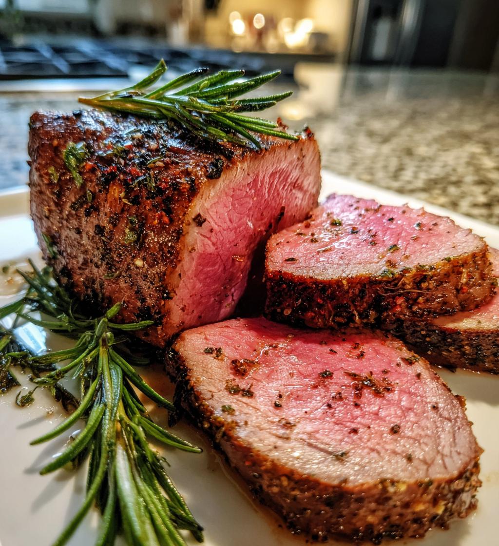 roast beef tenderloin reverse sear