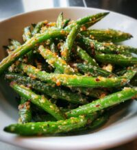 roasted parmesan green beans