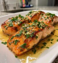salmon garlic lemon butter sauce recipe