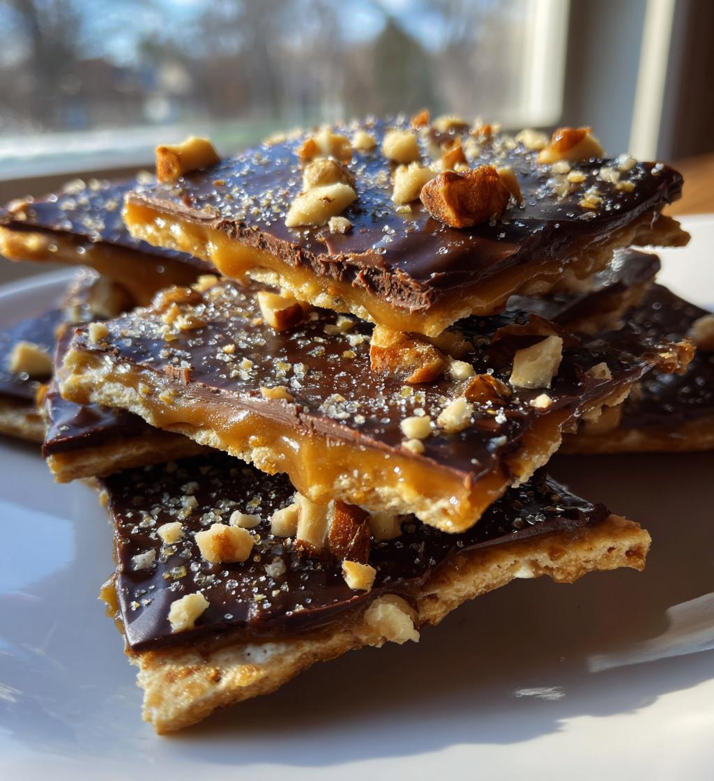 saltine toffee - detail 1