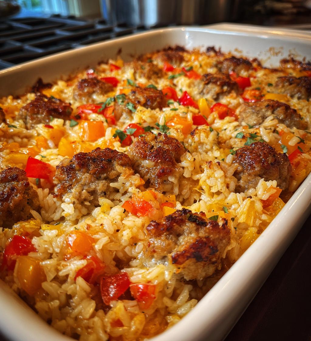 sausage and rice casserole