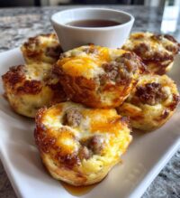 sausage pancake bites