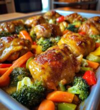 sheet pan honey mustard chicken