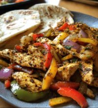 sizzling blackstone fajitas