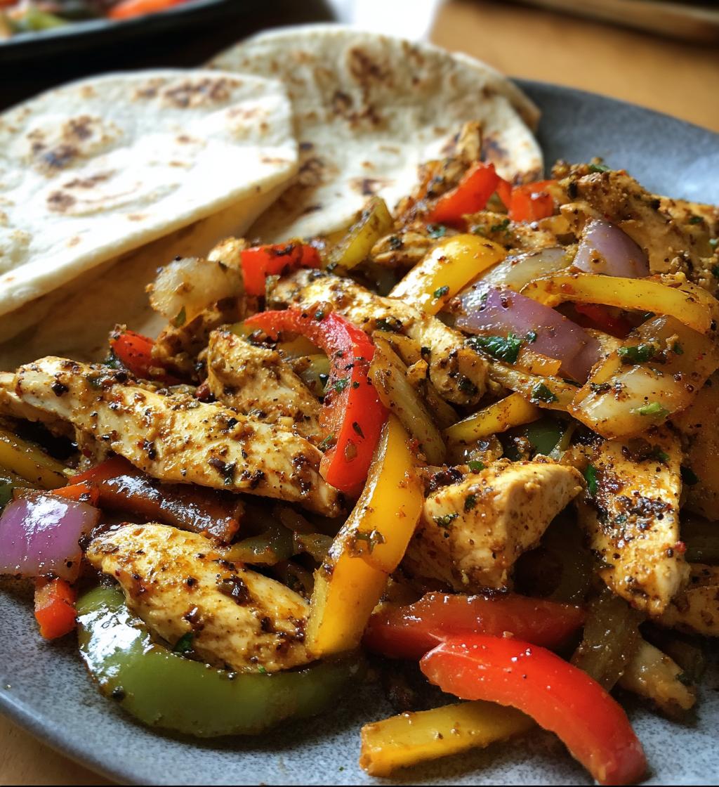 sizzling blackstone fajitas