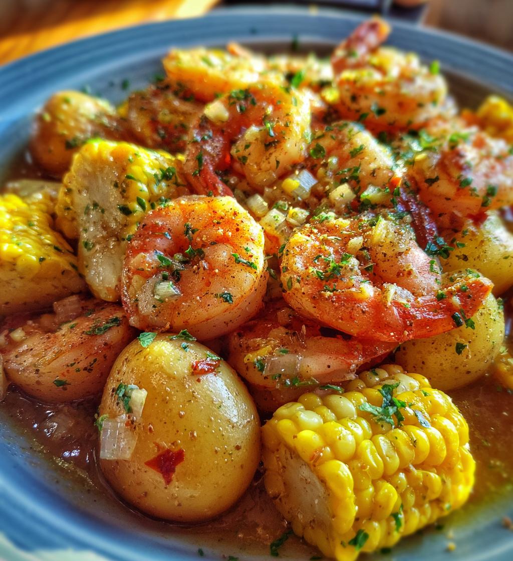 slow cooker southern shrimp boil