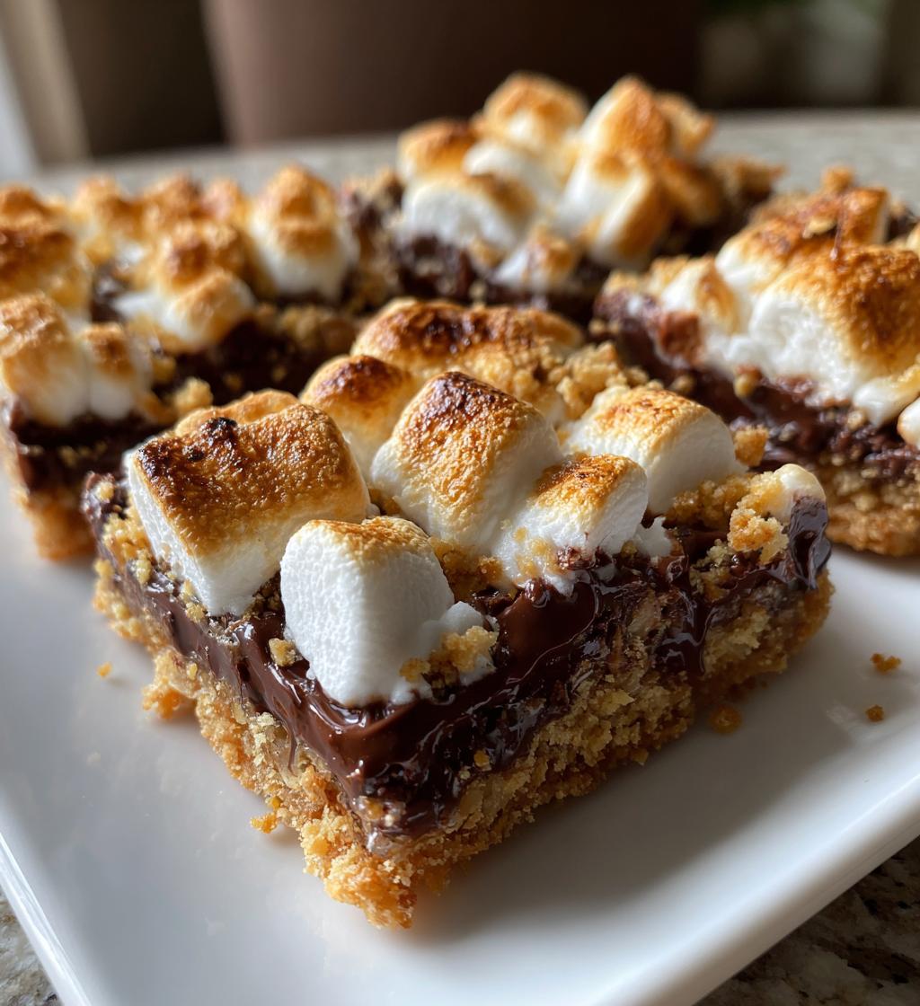 smores bars - detail 1