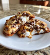 smores chocolate chip cookies