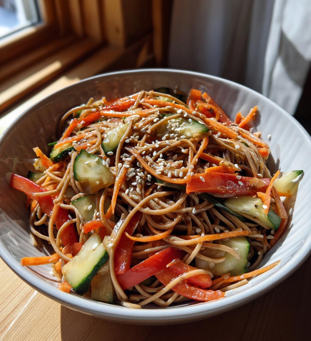 soba noodle salad