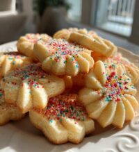 soft and buttery spritz cookies