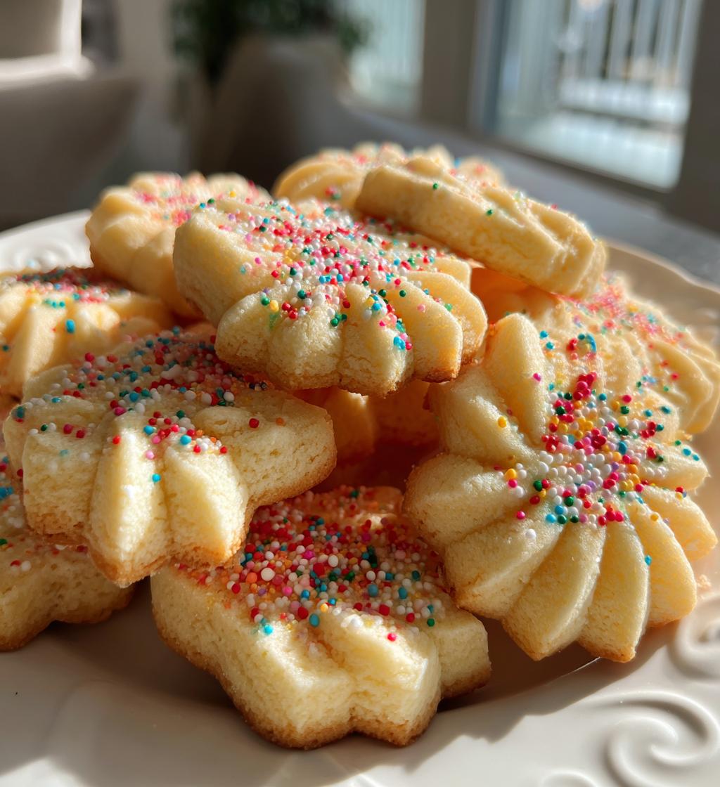 soft and buttery spritz cookies