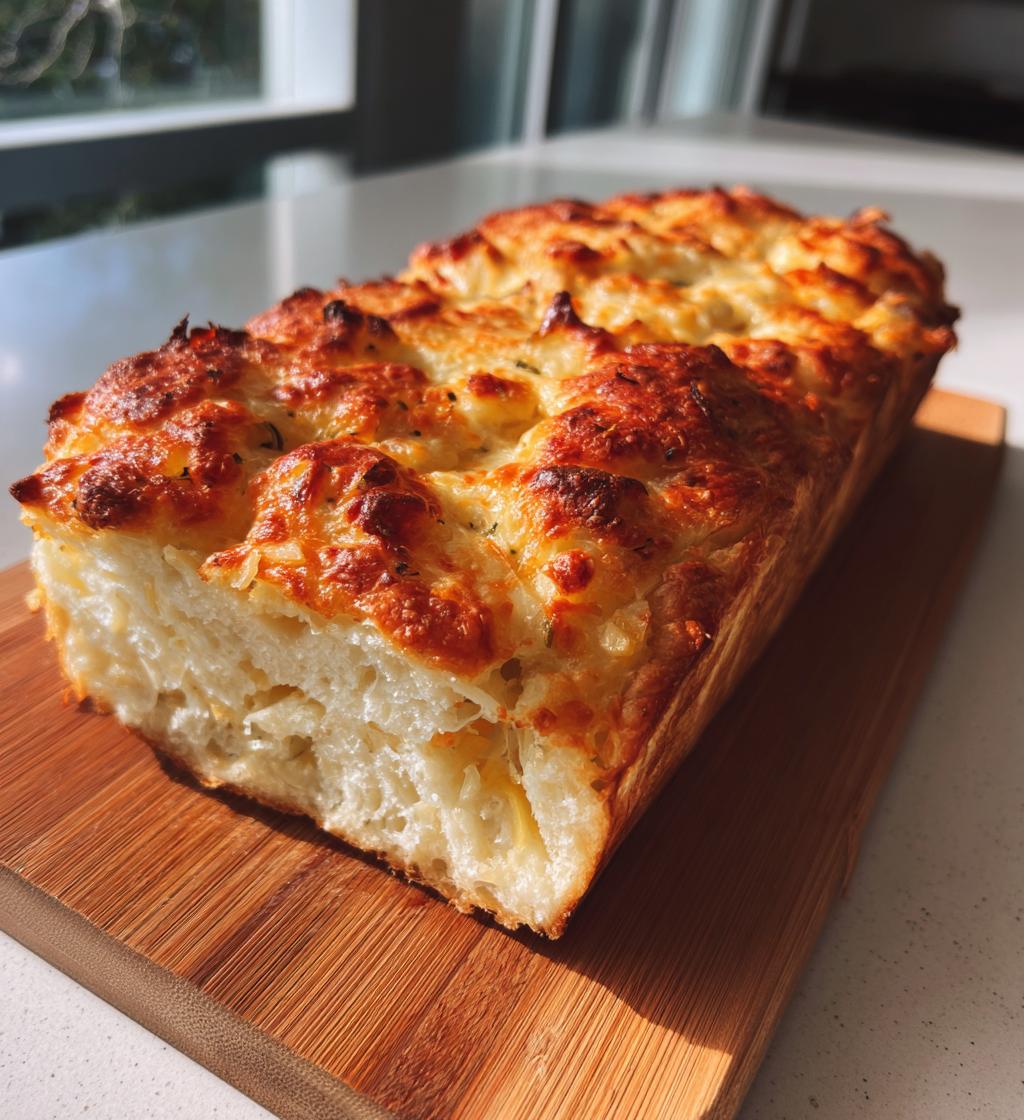 soft cheesy onion bread