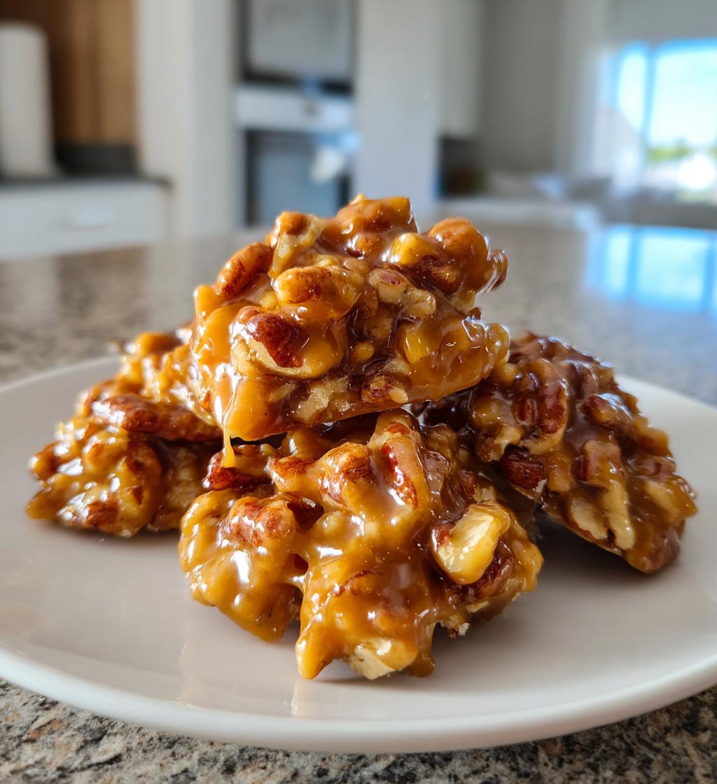 southern pecan praline clusters