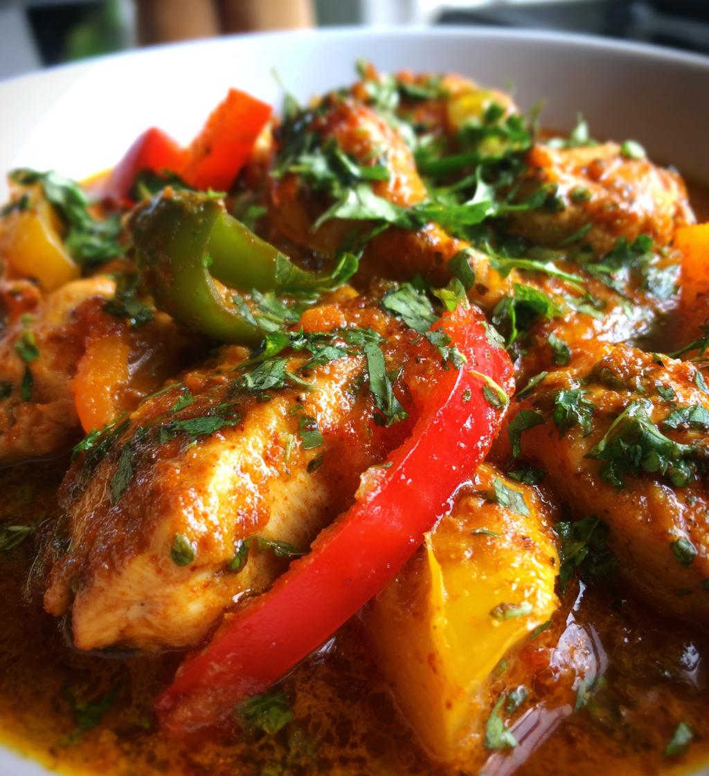 spicy brazilian coconut chicken - detail 1