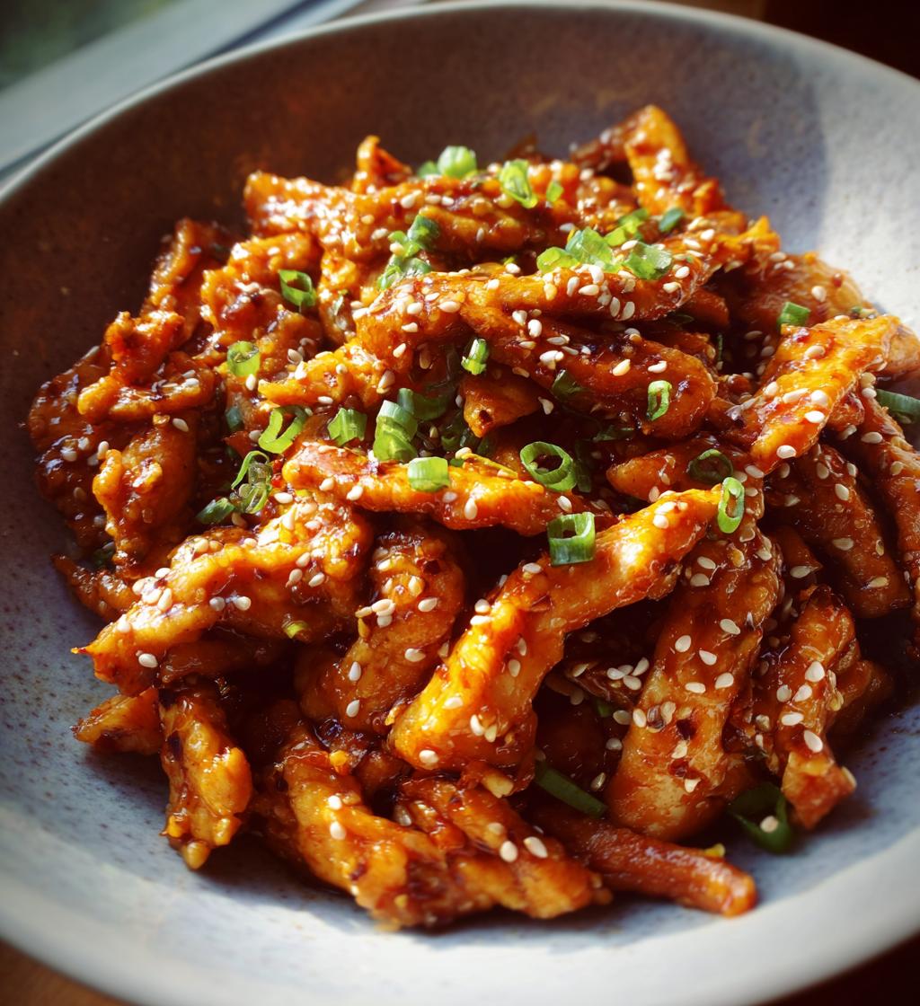 spicy ginger chicken