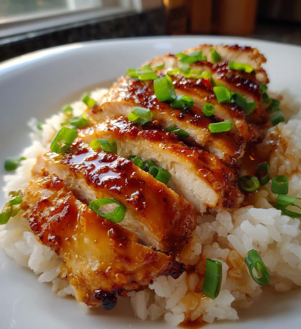 spicy maple chicken coconut rice