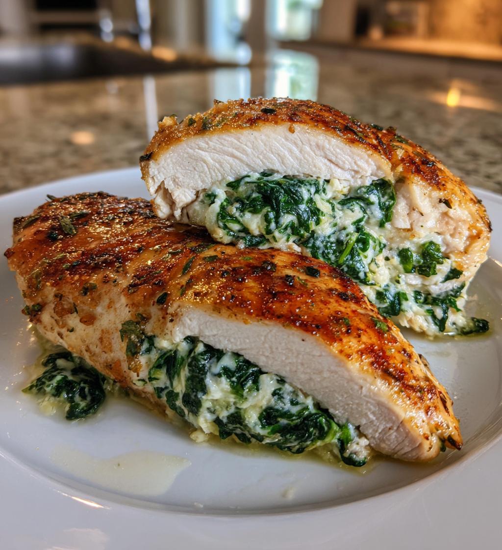 spinach stuffed chicken
