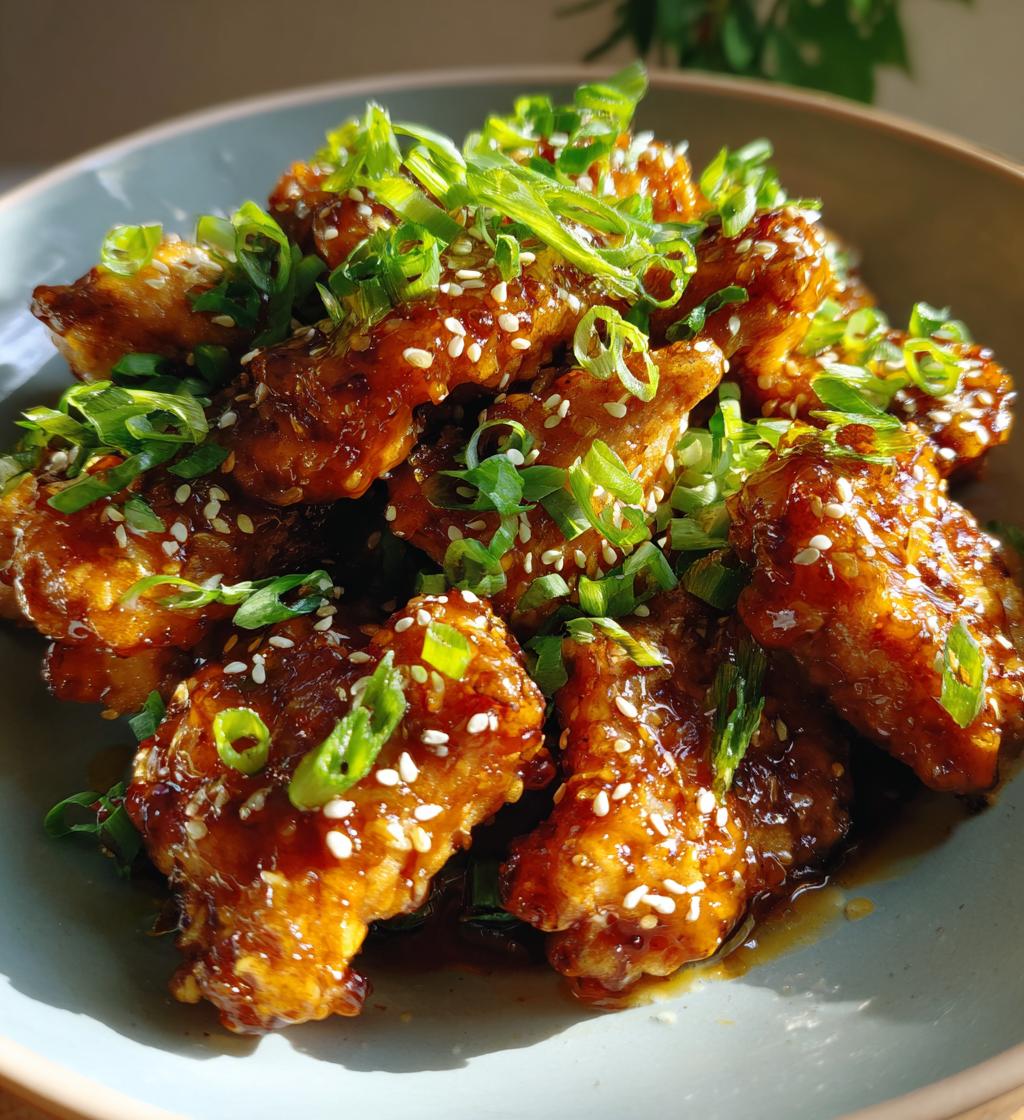 sticky honey chicken sweet savory and irresistible - detail 1