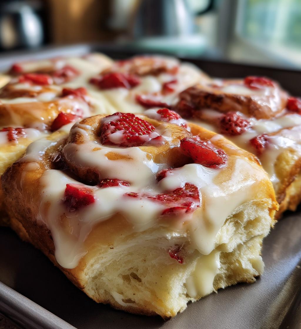 strawberry cinnamon rolls