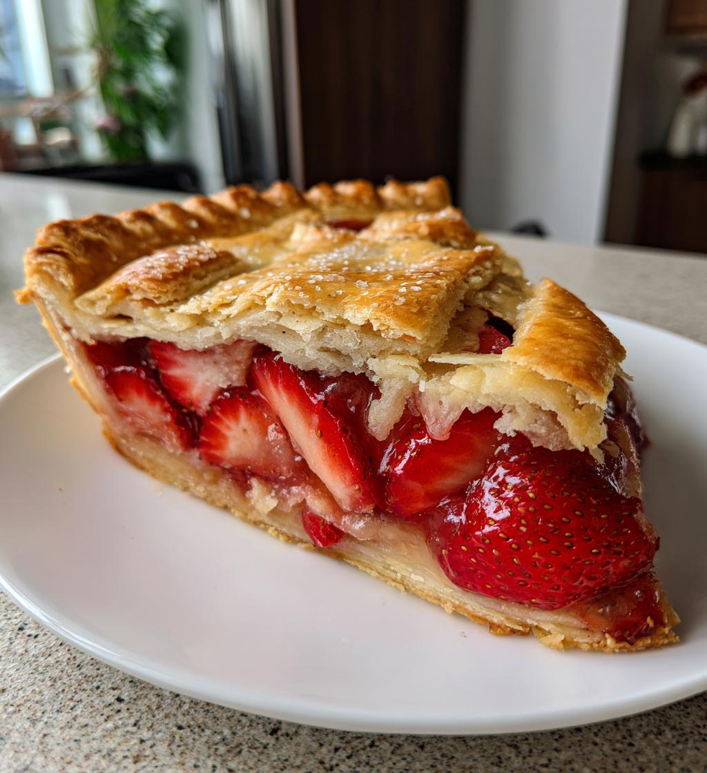 strawberry pop tart pie