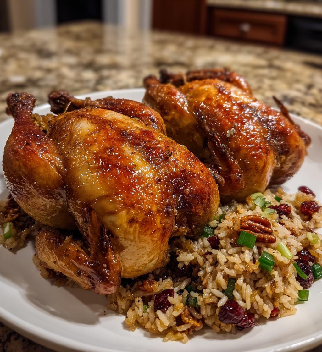 stuffed cornish game hens