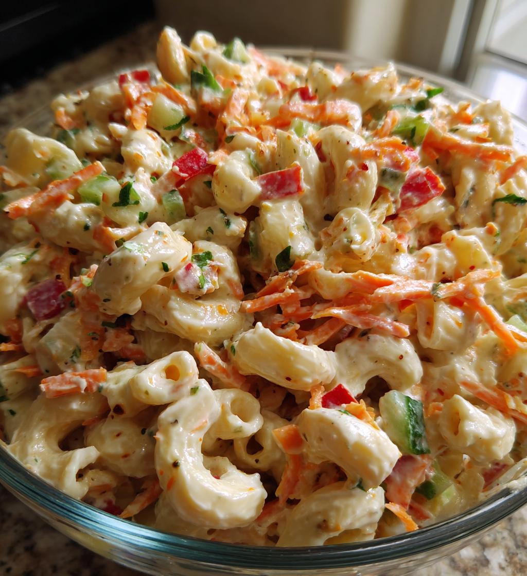 sweet amish macaroni salad