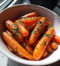 sweet honey glazed carrots