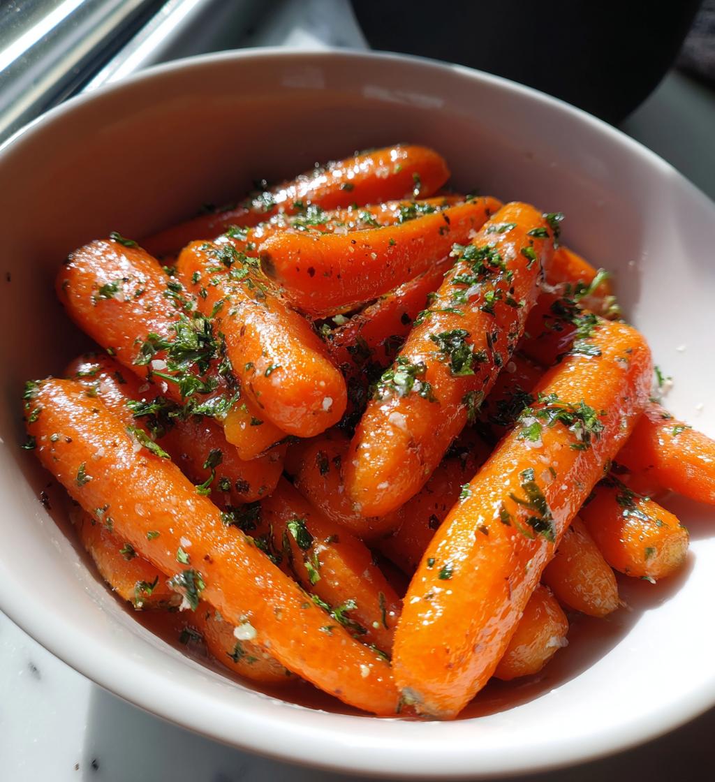sweet honey glazed carrots