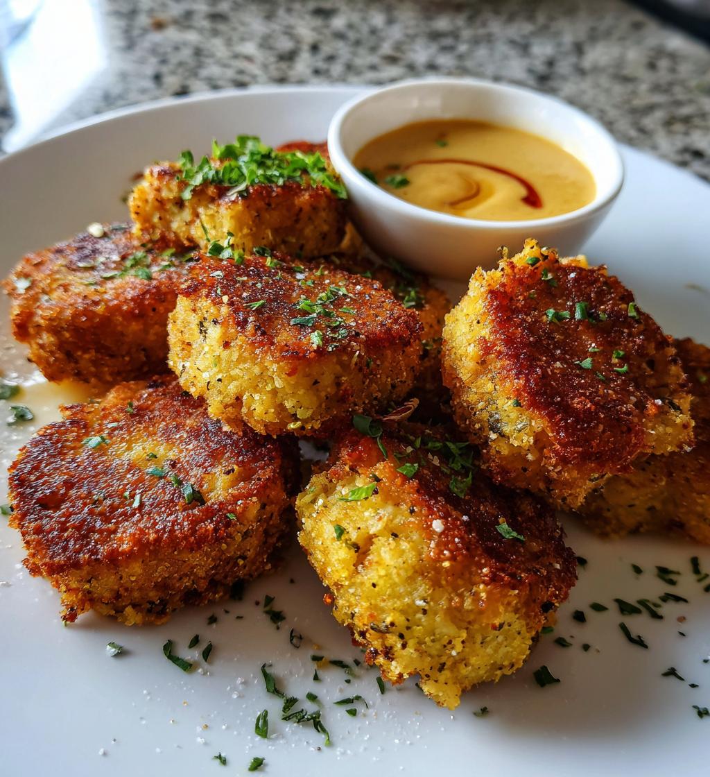 tasty vegan chickpea nuggets