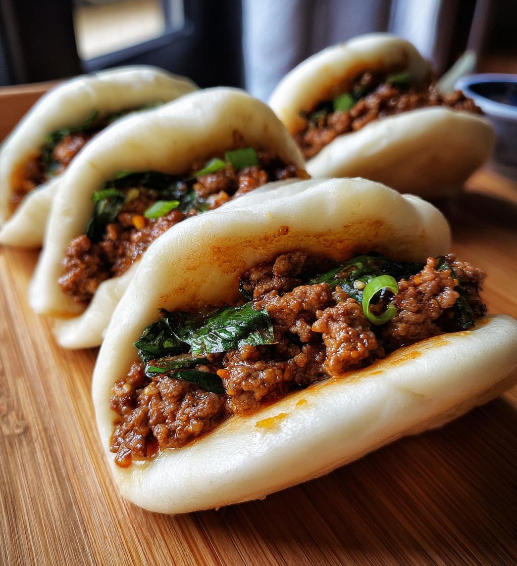 tender beef bao buns