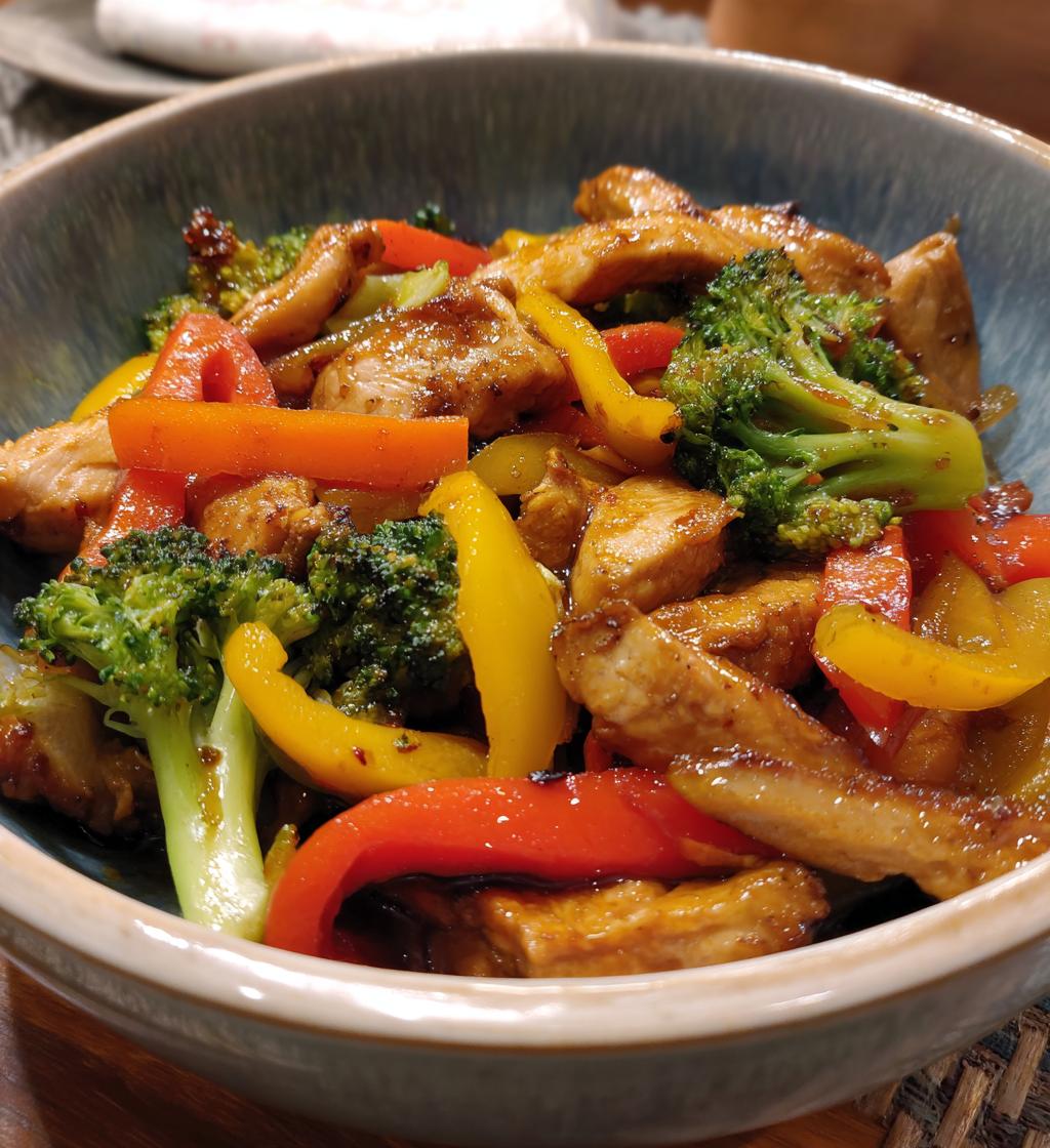 teriyaki chicken stir fry - detail 1