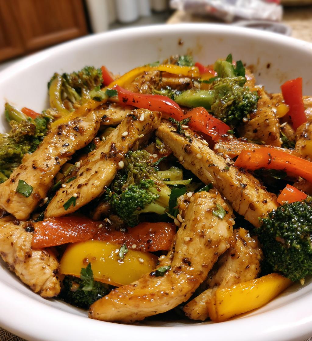 teriyaki chicken stir fry