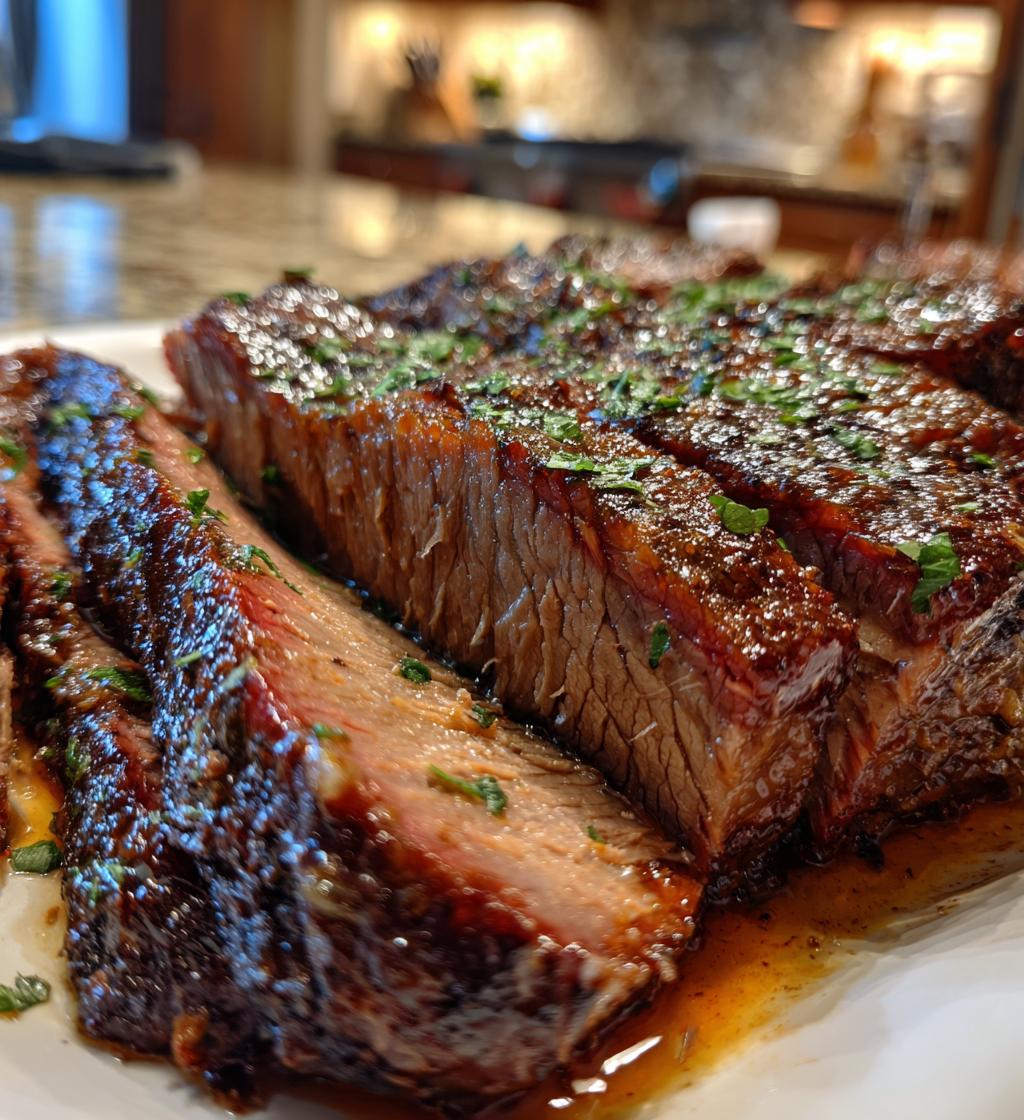 texas style brisket in the oven