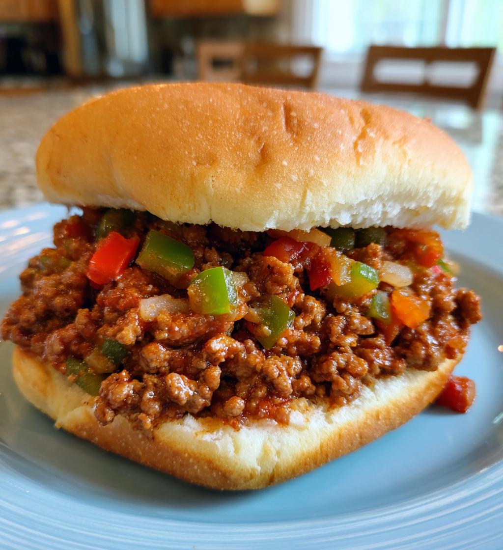 the ultimate steakhouse burger sloppy joes - detail 1