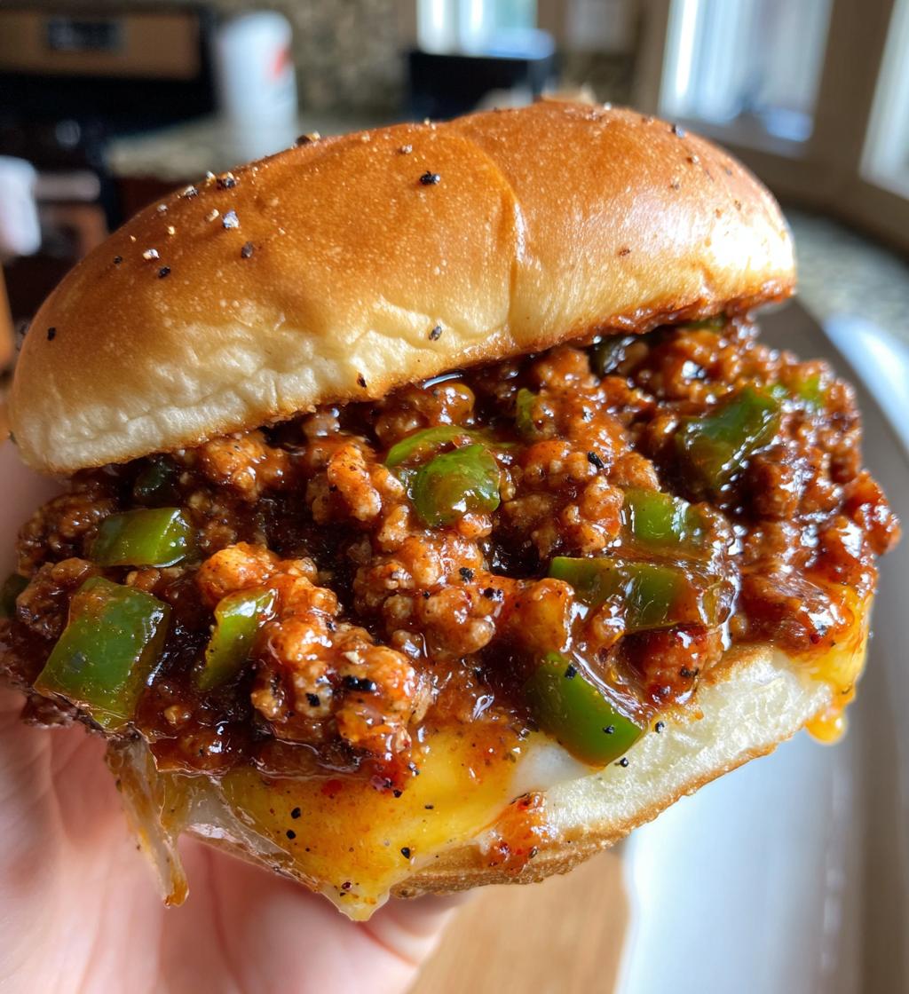 the ultimate steakhouse burger sloppy joes - detail 1