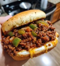 the ultimate steakhouse burger sloppy joes