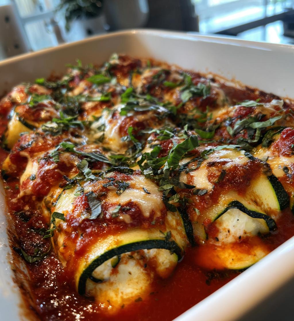 three cheese zucchini rollatini