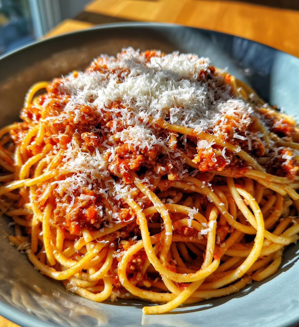 turkey bolognese spaghetti