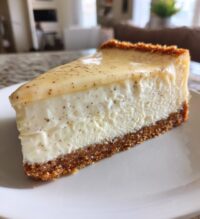 vanilla bean white chocolate mousse cheesecake