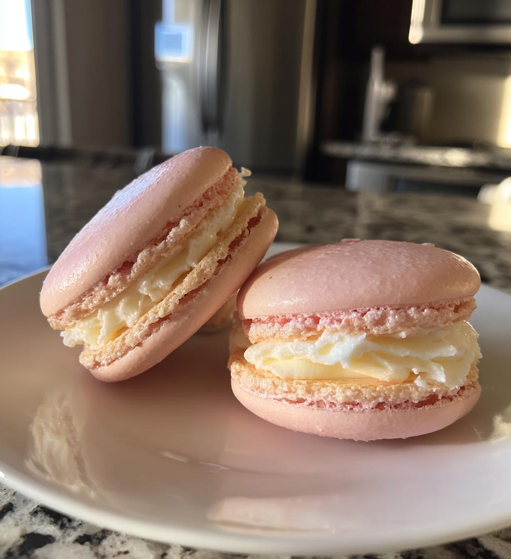 vanilla macarons - detail 1