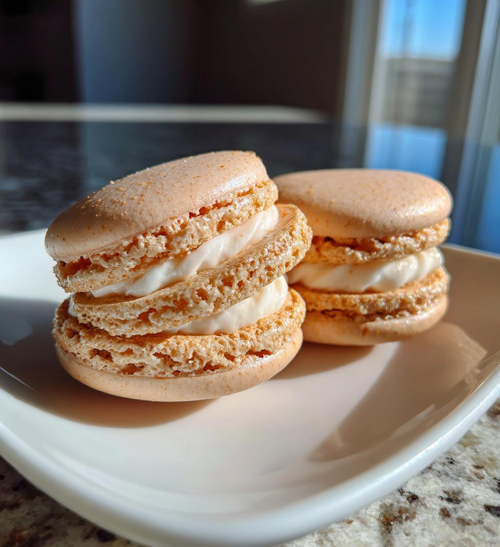 vanilla macarons