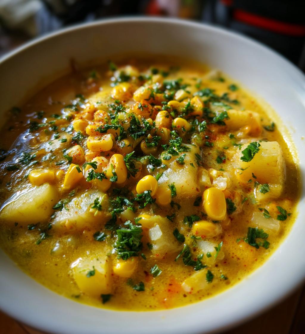 vegetarian corn chowder