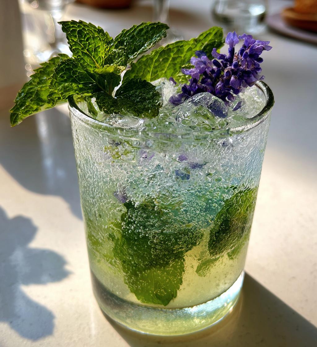 virgin lavender mojito - detail 1